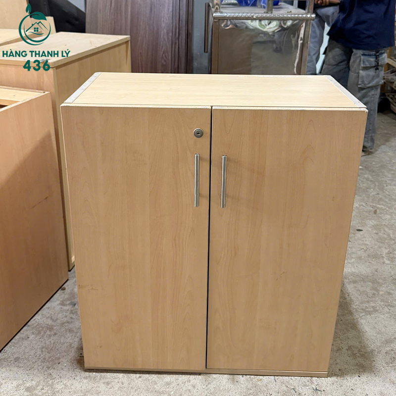 Tủ Hồ Sơ Cũ 2 Cánh Vân Gỗ Vàng 70CM 5 tu ho so cu 2 canh van go vang 70cm 2