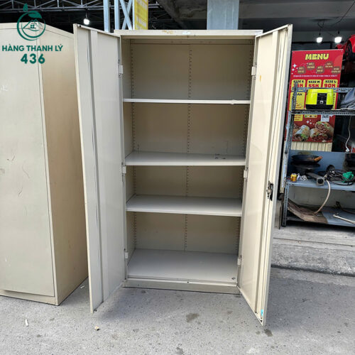 Tủ Hồ Sơ Sắt 2 Cánh Cũ Nhiều Ngăn 2 tu ho so sat 2 canh cu nhieu ngan 2
