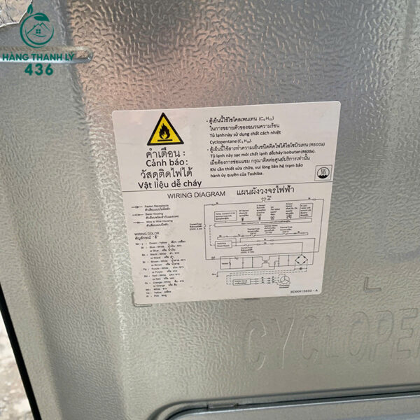 tu lanh toshiba inverter 233 lit cu 1