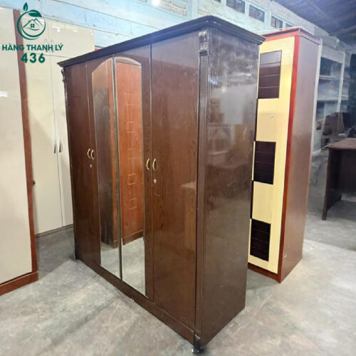 tu quan ao 4 canh co guong cu 1m7 2 1