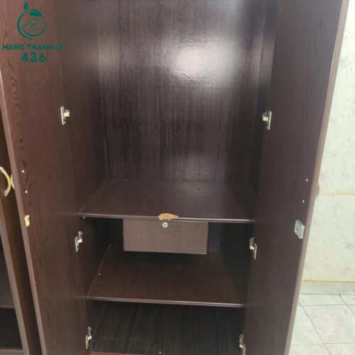 Tủ Quần Áo 4 Cánh Có Gương Cũ 1M7 4 tu quan ao 4 canh co guong cu 1m7 2