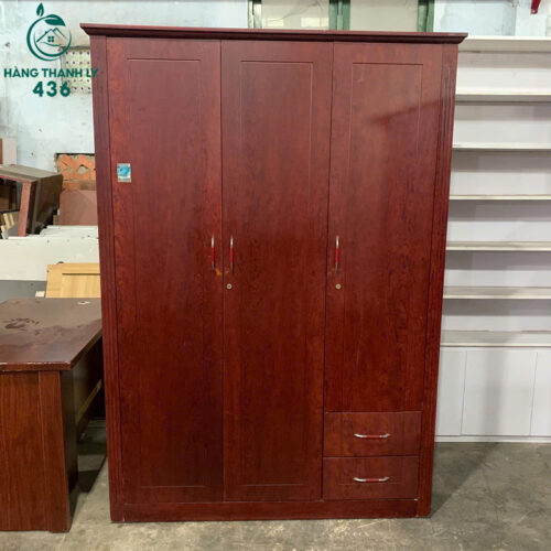 Thanh Lý Bàn Ghế Cũ, Mua Bán Đồ Nội Thất Cũ Giá Rẻ TPHCM 209 tu quan ao go 3 canh mau nau cu 4 1
