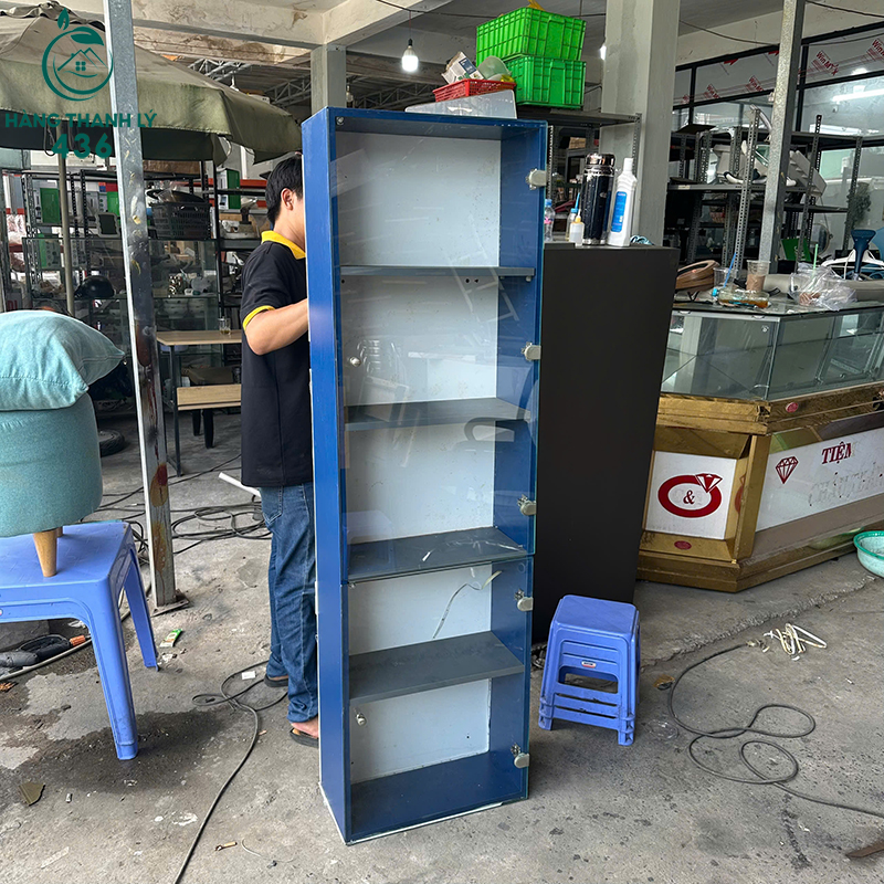 Tủ Trưng Bày Cũ Cửa Kính Giá Rẻ 4 tu trung bay cu cua kinh gia re 1