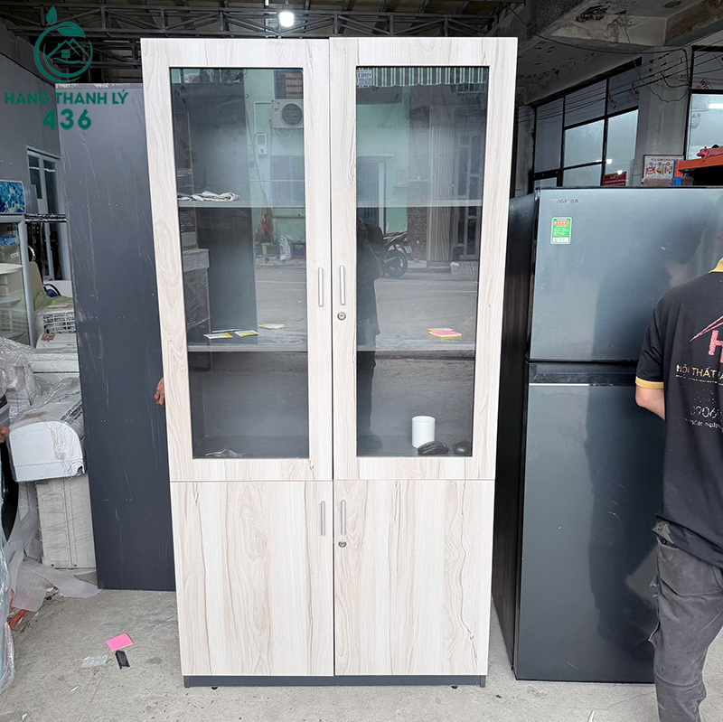 Tủ Hồ Sơ Gỗ Cũ Nhiều Tầng 1m 5 1mx2m 2tr 6 copy