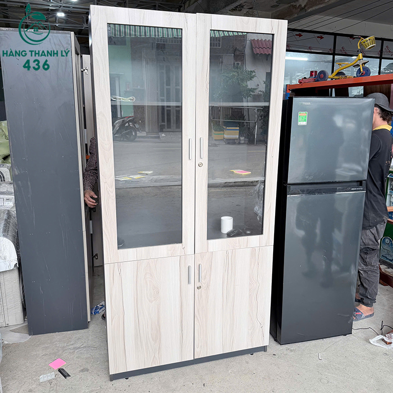 Tủ Hồ Sơ Gỗ Cũ Nhiều Tầng 1m 6 1mx2m 2tr 7 copy