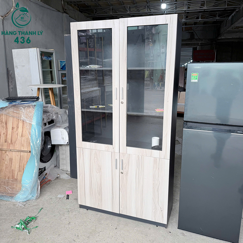 Tủ Hồ Sơ Gỗ Cũ Nhiều Tầng 1m 7 1mx2m 2tr 9 copy