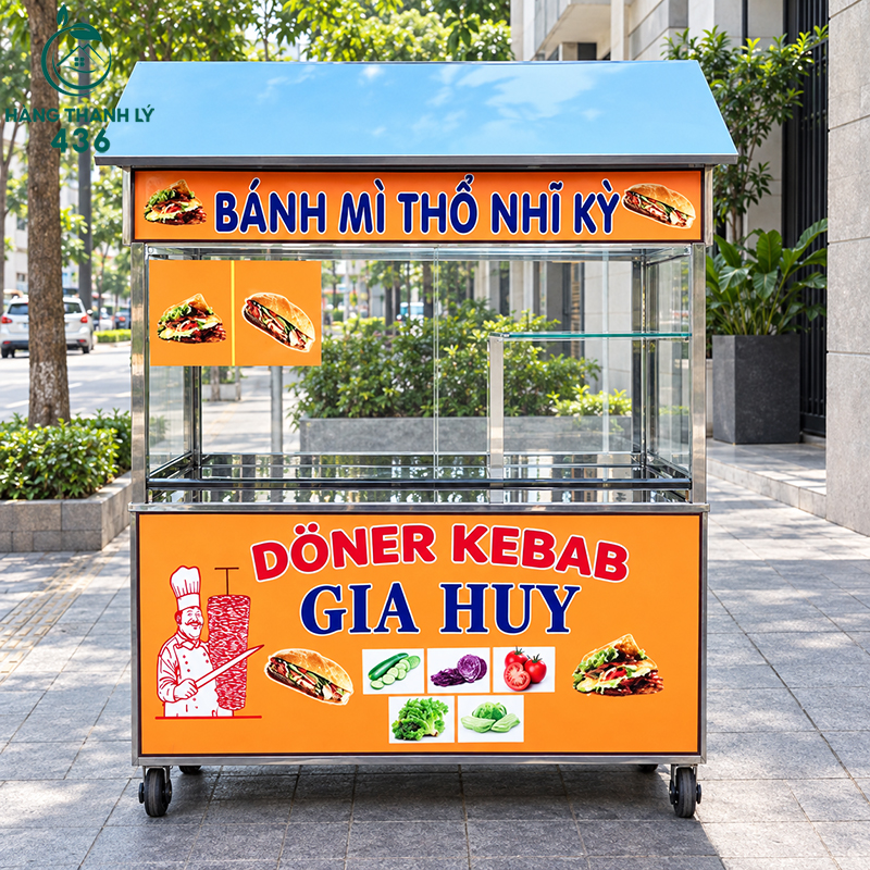 20+ Mẫu Xe Bánh Mì Phổ Biến Cho Người Mới Kinh Doanh 28 xe bánh mì thổ nhĩ kỳ