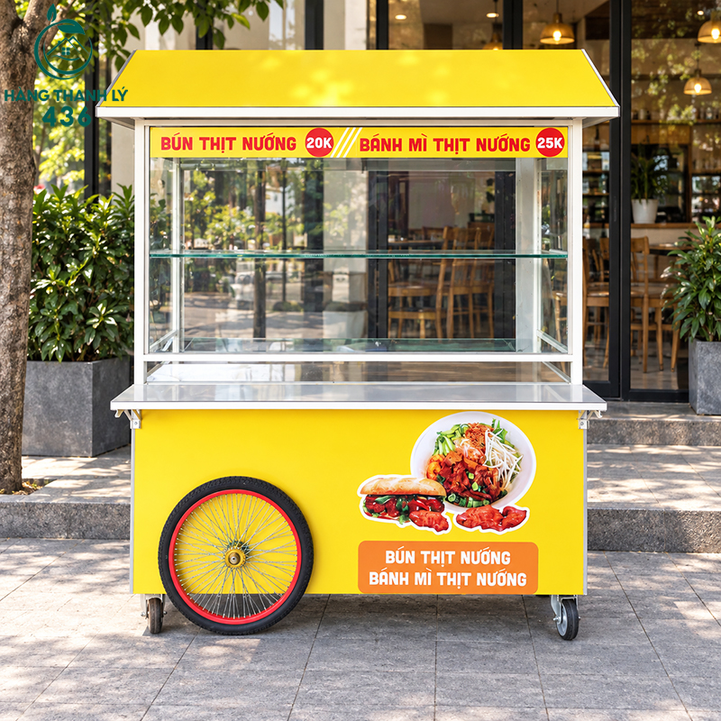 20+ Mẫu Xe Bánh Mì Phổ Biến Cho Người Mới Kinh Doanh 36 Xe bánh mì thịt nướng