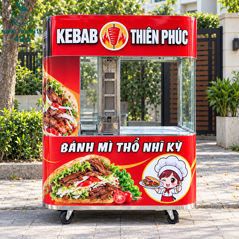 20+ Mẫu Xe Bánh Mì Phổ Biến Cho Người Mới Kinh Doanh 31 xe bánh mì thổ nhĩ kỳ