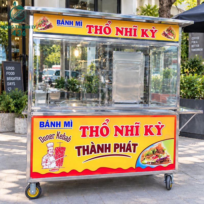 20+ Mẫu Xe Bánh Mì Phổ Biến Cho Người Mới Kinh Doanh 33 xe bánh mì thổ nhĩ kỳ