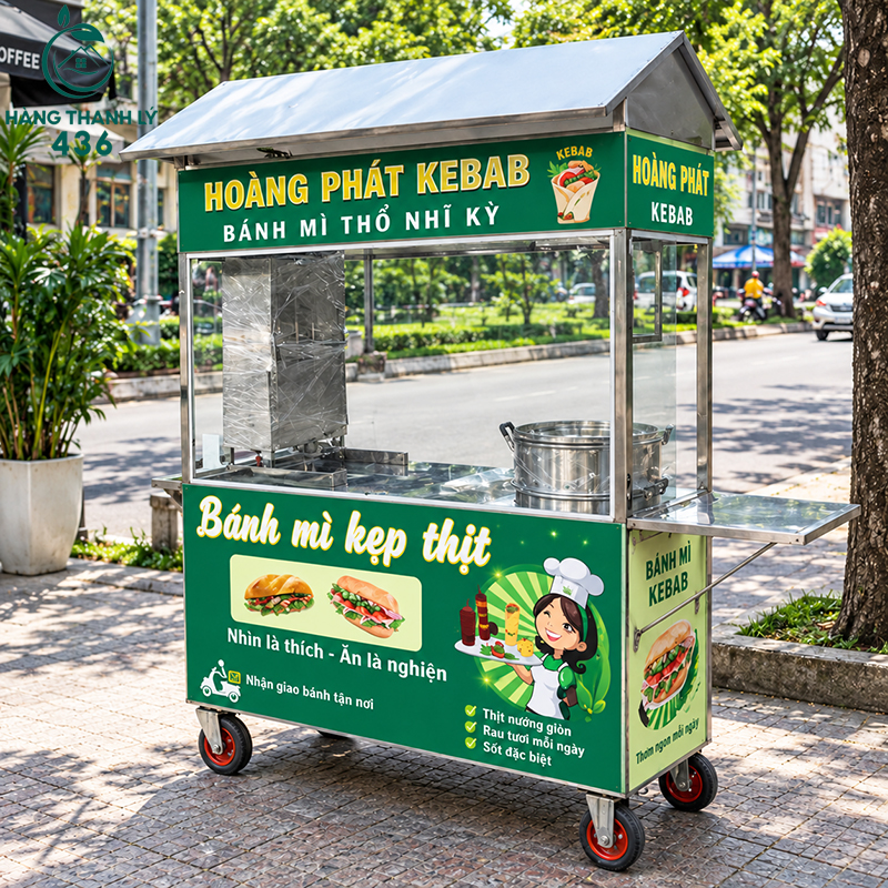 20+ Mẫu Xe Bánh Mì Phổ Biến Cho Người Mới Kinh Doanh 34 xe bánh mì thổ nhĩ kỳ