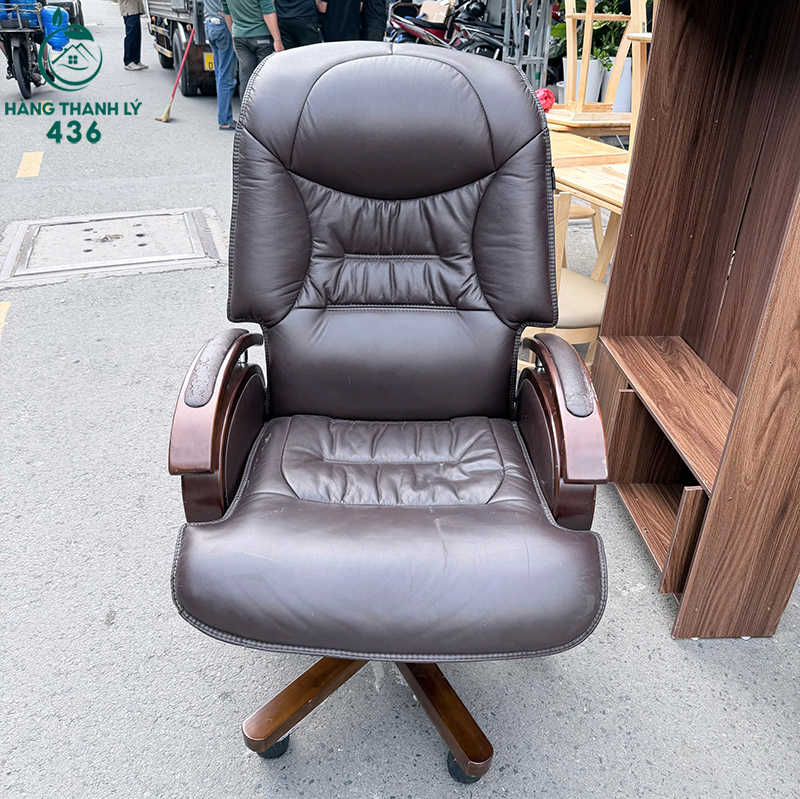 Ghế Giám Đốc Bọc Da Cũ Lưng Cao 5 25tr 1 copy