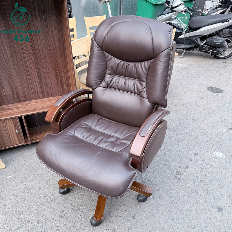 Ghế Giám Đốc Bọc Da Cũ Lưng Cao 6 25tr 2 copy