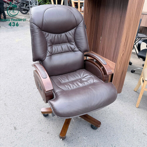 Ghế Giám Đốc Bọc Da Cũ Lưng Cao 3 25tr 3 copy