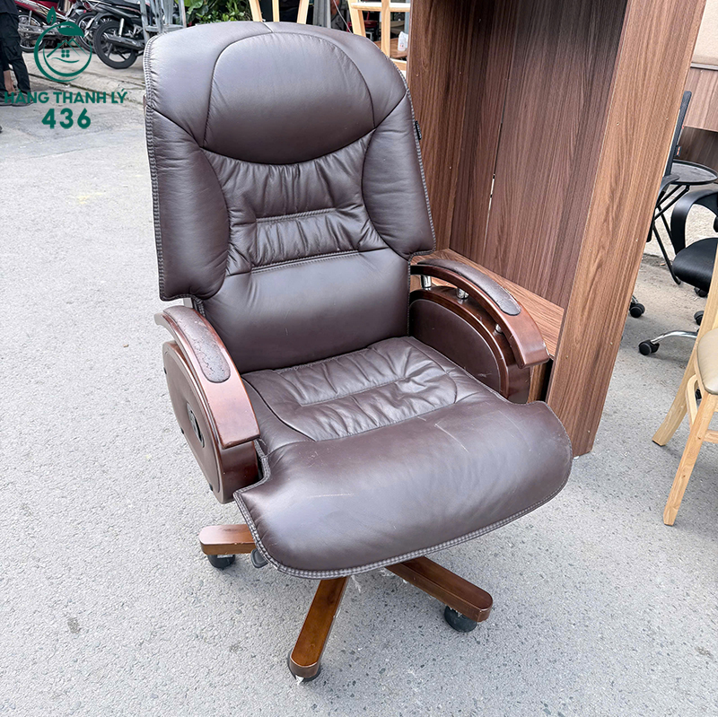 Ghế Giám Đốc Bọc Da Cũ Lưng Cao 7 25tr 3 copy