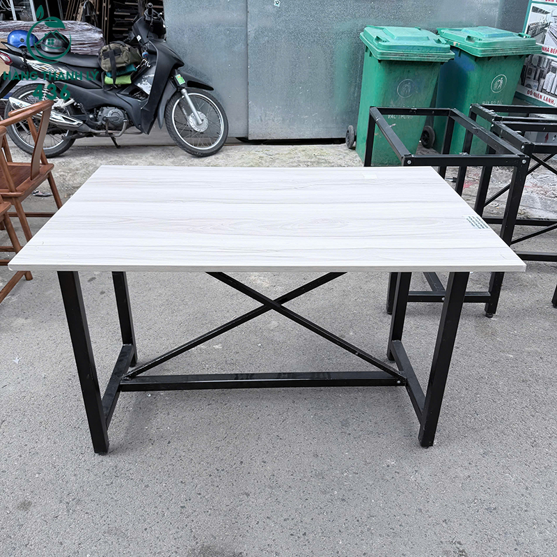 Bàn Làm Việc Cũ Mặt Vân Gỗ Sáng 1m2 6 ban lam viec cu mat van go sang 1m2 3