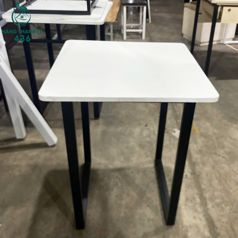 Bàn Làm Việc Cũ Vuông 60cm Chân Sắt 3 ban lam viec cu vuong 60cm chan sat