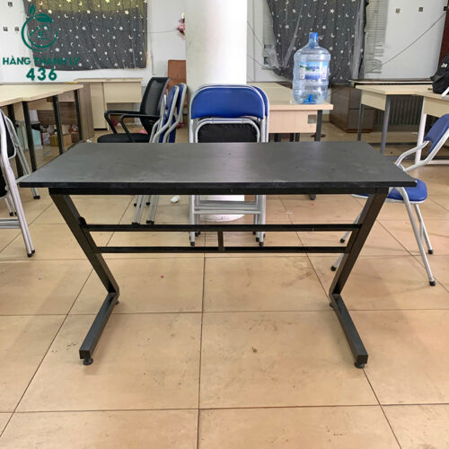 Bàn Làm Việc Mặt Gỗ Màu Đen 1m2 Cũ 2 ban lam viec mat go mau den 1m2 cu 3