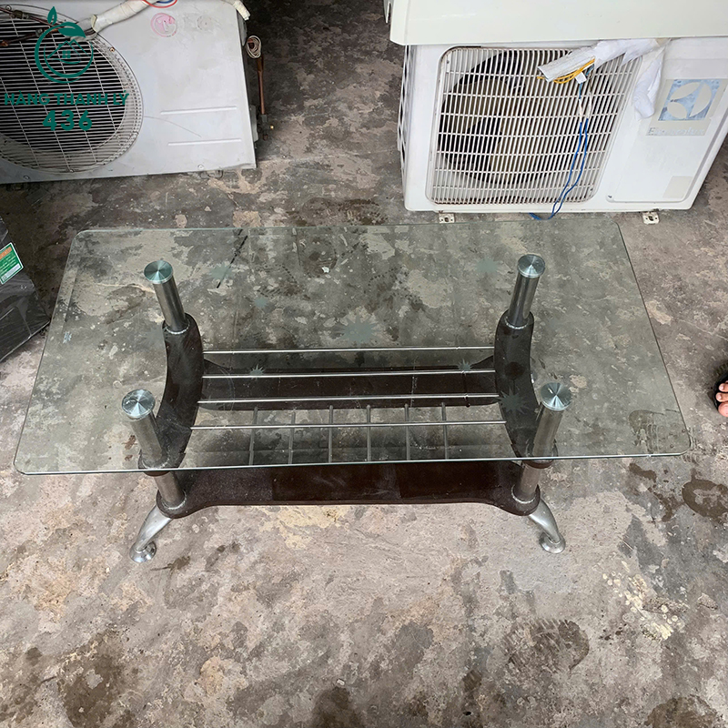 Bàn Sofa Mặt Kính Cũ Có Kệ Để Đồ 4 ban sofa mat kinh cu co ke de do 1