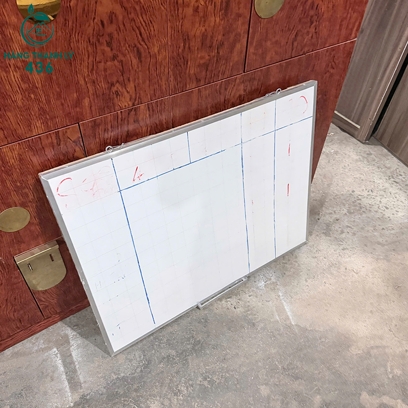 Bảng Trắng Kẻ Ô Ly Cũ 80cm x 60cm 4 bang trang ke o ly cu 80cm x 60cm 2
