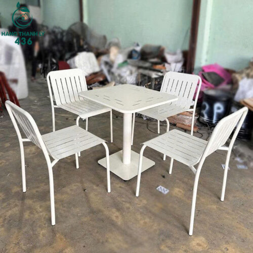 bo ban ghe cafe sat mau trang moi 99