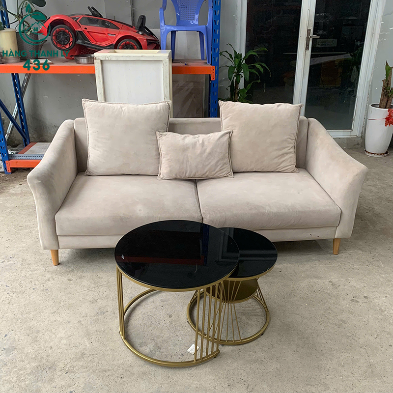 Bộ Sofa Băng Cũ Kèm Bàn Trà Đôi 8 bo sofa bang cu kem ban tra doi 3