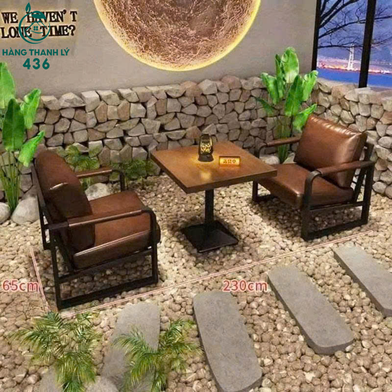 Thanh Lý Bộ Sofa Đơn Kèm Bàn Cafe Vuông Mới 99% 3 bo sofa don kem ban cafe vuong moi 99