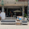 bo sofa san vuon cu dan nhua gia may 2