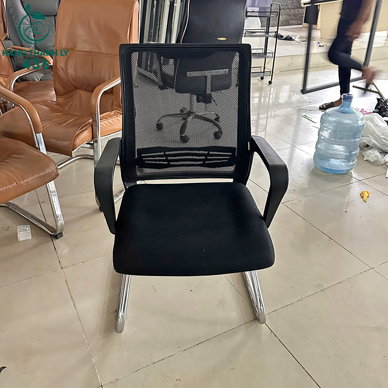 Ghế Chân Quỳ Lưng Lưới Màu Đen Cũ 3 ghe chan quy lung luoi mau den cu 2