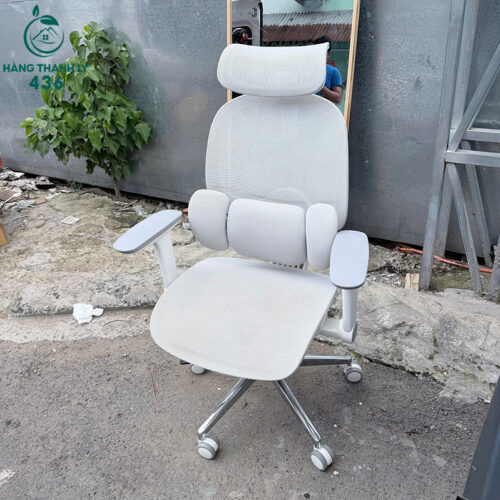 Ghế Văn Phòng Lưng Lưới Cũ Có Đệm Đỡ Lưng 3 ghe van phong lung luoi cu co dem do lung 2
