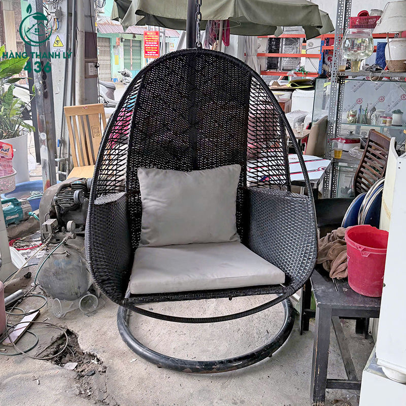 Ghế Xích Đu Cũ Có Nệm Ngồi Êm 7 ghe xich du cu co nem ngoi em 3