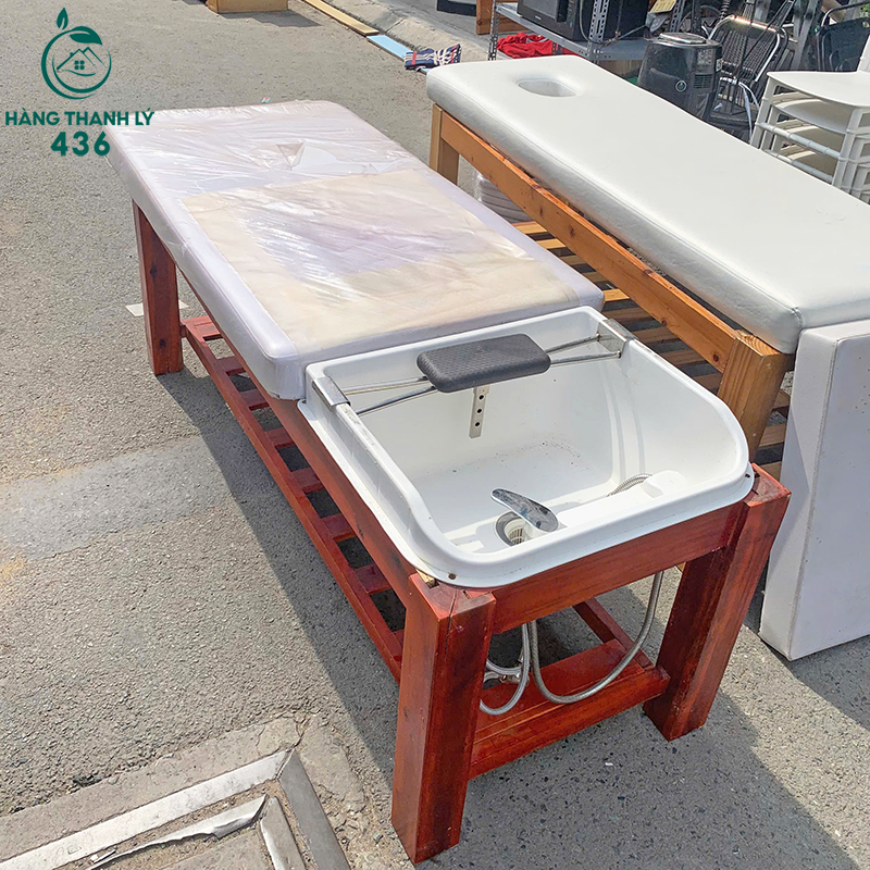 Giường Gội Đầu Cũ Khung Gỗ Có Bồn 9 giuong goi dau cu khung go co bon 4