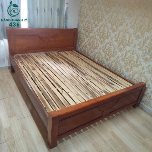 Thanh Lý Bàn Ghế Cũ, Mua Bán Đồ Nội Thất Cũ Giá Rẻ TPHCM 178 giuong ngu go cu mau nau do 2