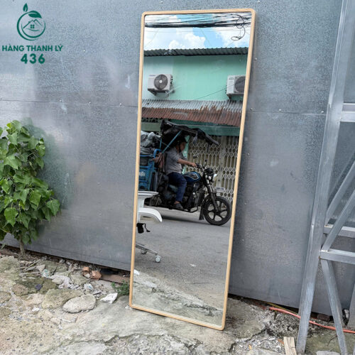 guong soi toan than cu khung vien mau vang 2