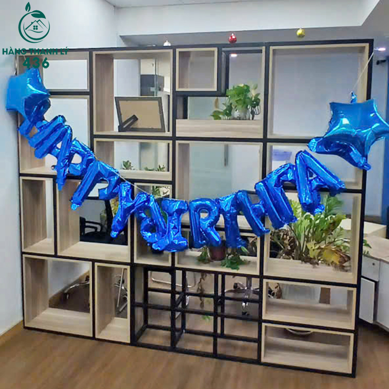 Kệ Trang Trí Khung Sắt Cũ Thiết Kế Nhiều Ô 2 ke trang tri khung sat cu thiet ke nhieu o