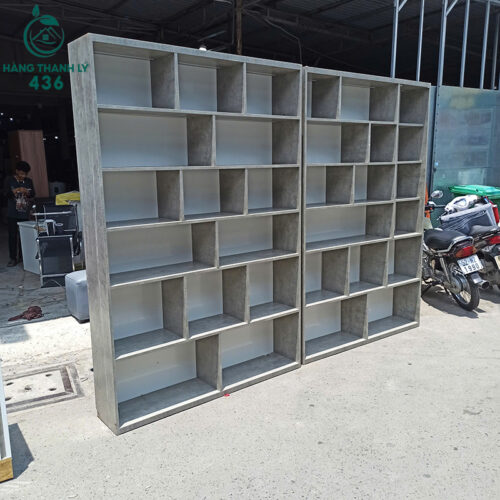 Kệ Trưng Bày Nhiều Ngăn Cũ Dáng Cao 2m15 3 ke trung bay nhieu ngan cu dang cao 2m15 2