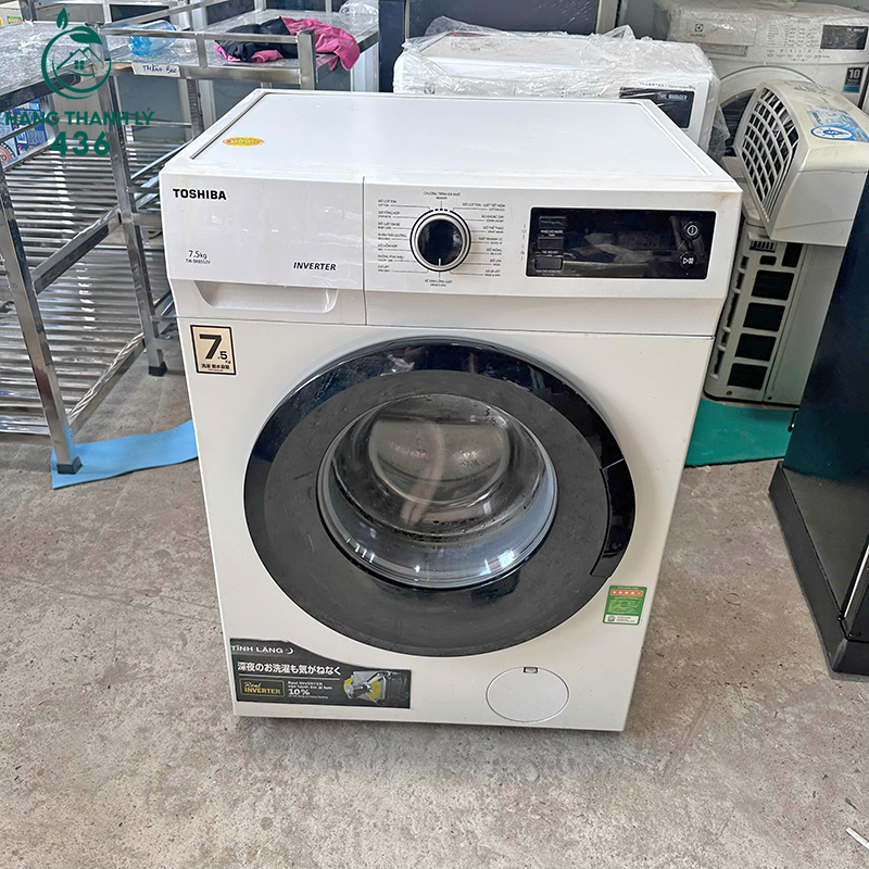 Máy Giặt Toshiba Inverter 7.5kg Cũ Cửa Trước 5 may giat toshiba inverter 7 5kg cu cua truoc 1