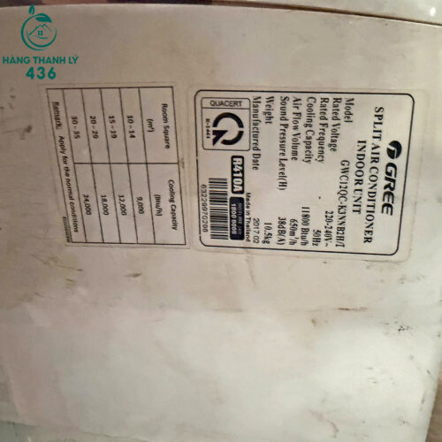 Máy Lạnh Gree Cũ 1,5 HP Không Inverter 3 may lanh gree cu 15 hp khong inverter 3