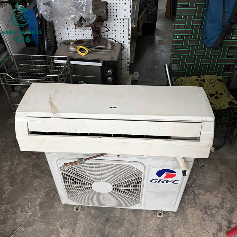 Máy Lạnh Gree Cũ 1,5 HP Không Inverter 9 may lanh gree cu 15 hp khong inverter 4