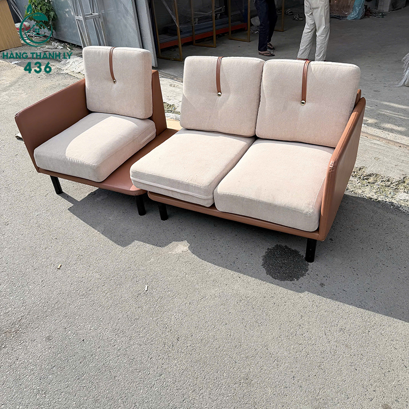 Sofa Băng Ba Chỗ Cũ Bọc Đệm Màu Kem 6 sofa bang ba cho cu boc dem mau kem 2