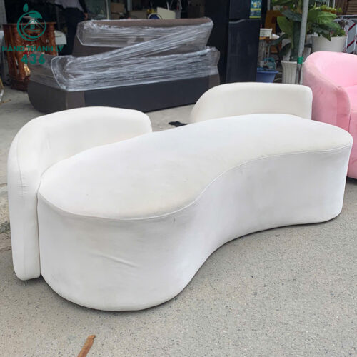 Sofa Băng Cong Cũ Bọc Vải 2 sofa bang cong cu boc vai mau kem 3