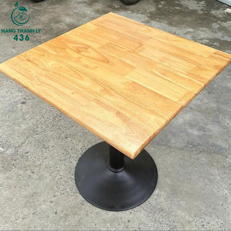 Thanh Lý Bàn Cafe Mặt Gỗ Chân Sắt Mới 99% 6 thanh ly ban cafe mat go chan sat moi 99 3