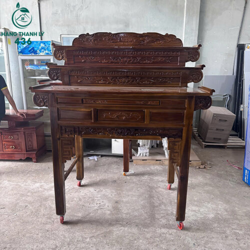 Thanh Lý Bàn Ghế Cũ, Mua Bán Đồ Nội Thất Cũ Giá Rẻ TPHCM 207 thanh ly ban tho go ba tang ngang 1m47 moi 99 3