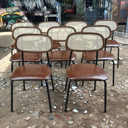 thanh ly ghe cafe khung sat tua mat cao dep moi 99