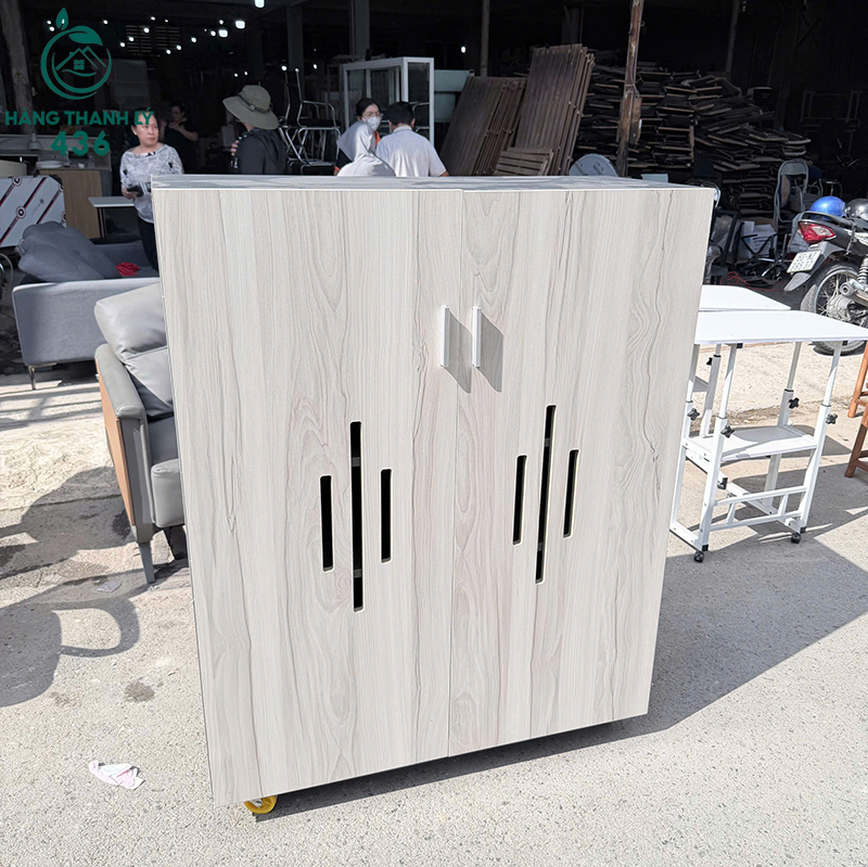 Tủ Đựng Giày Dép Cũ Có Hai Cánh 1m 5 tu dung giay dep cu co hai canh 1m 2