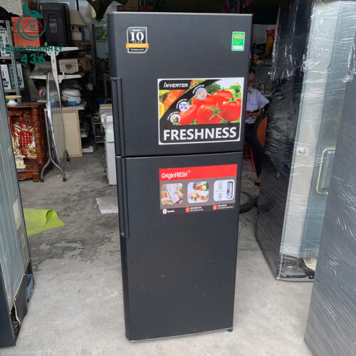 Tủ Lạnh Inverter Cũ Hai Cửa Màu Đen 4 tu lanh inverter cu hai cua mau den 1