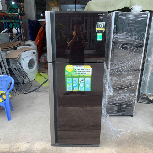 Thanh Lý Bàn Ghế Cũ, Mua Bán Đồ Nội Thất Cũ Giá Rẻ TPHCM 198 tu lanh sharp cu hai cua mau den 2