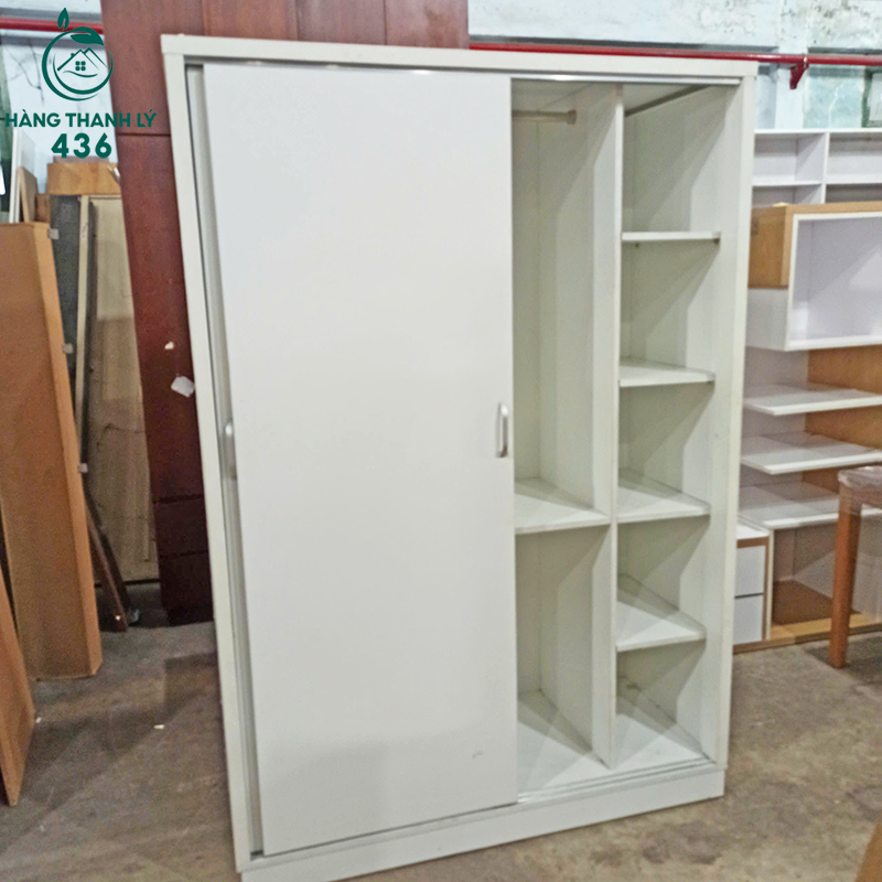 Tủ Quần Áo Cũ Cánh Lùa Ngang 1m4 5 tu quan ao cu canh lua ngang 1m4 2