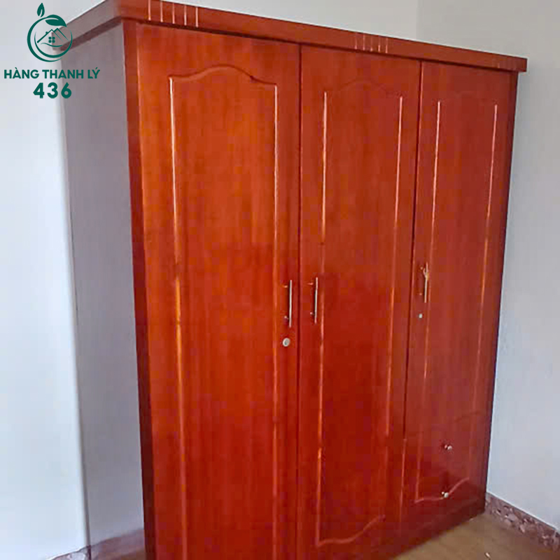 Tủ Quần Áo Gỗ Tự Nhiên Cũ 3 Cánh 4 tu quan ao go tu nhien cu 3 canh 2