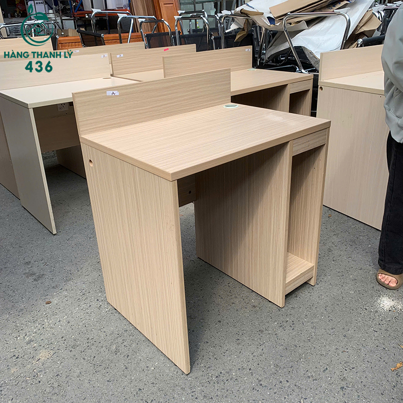 Bàn Làm Việc Gỗ Cũ Có Kệ Bên 8 350k 3 copy